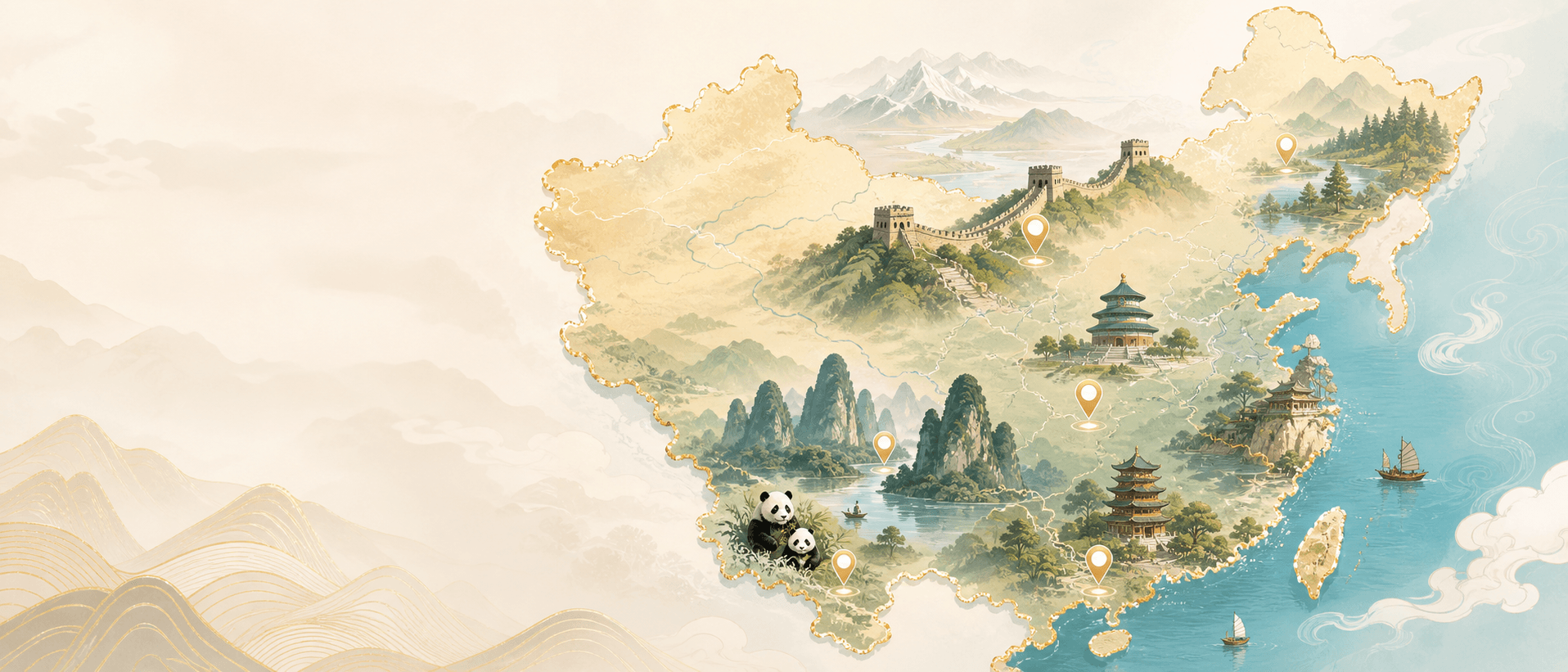 Top attractions in China
