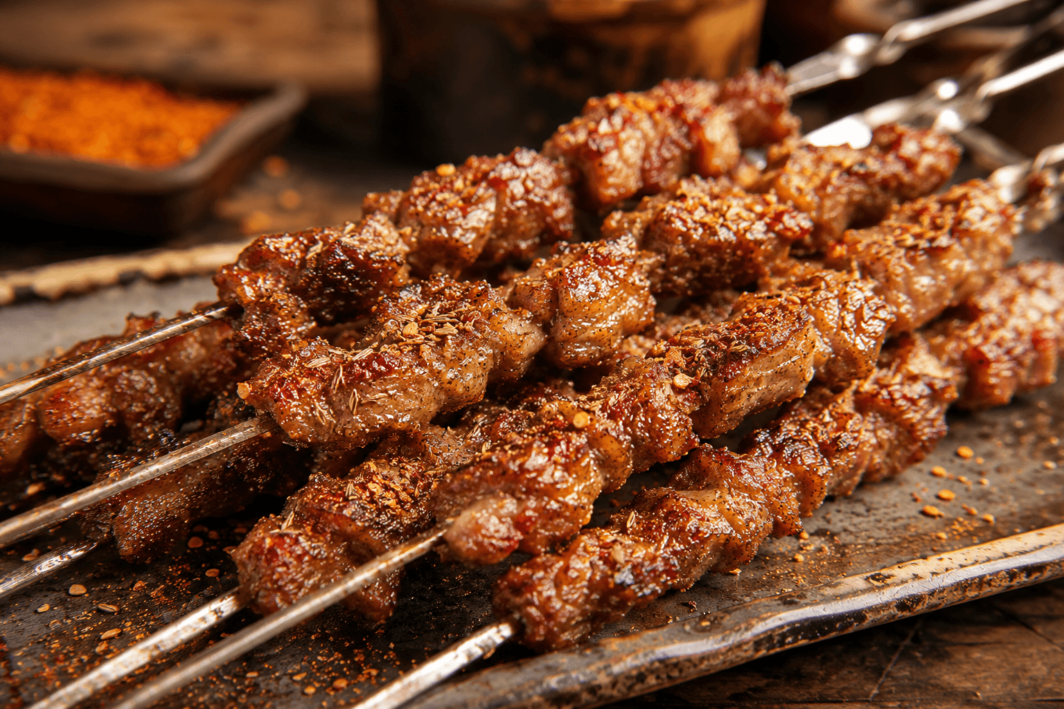 Lamb skewers