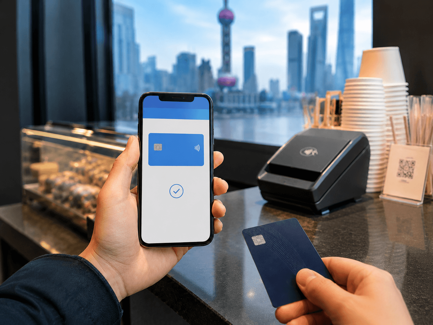 Mobile payment setup for travel in China