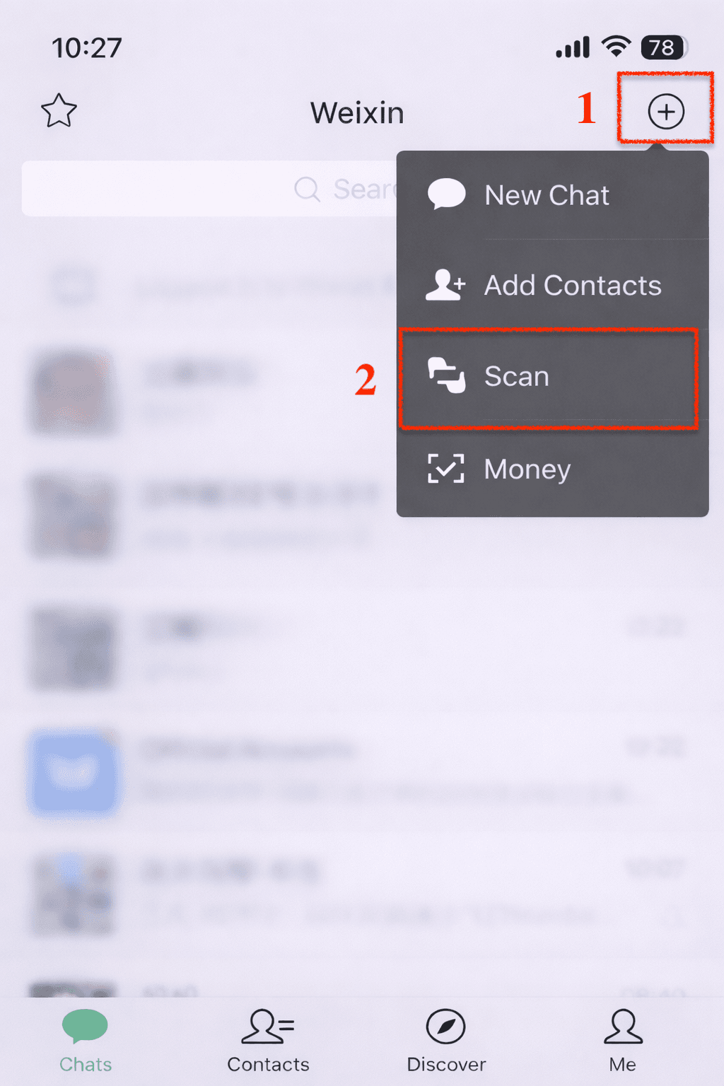 Show payment code in WeChat Pay