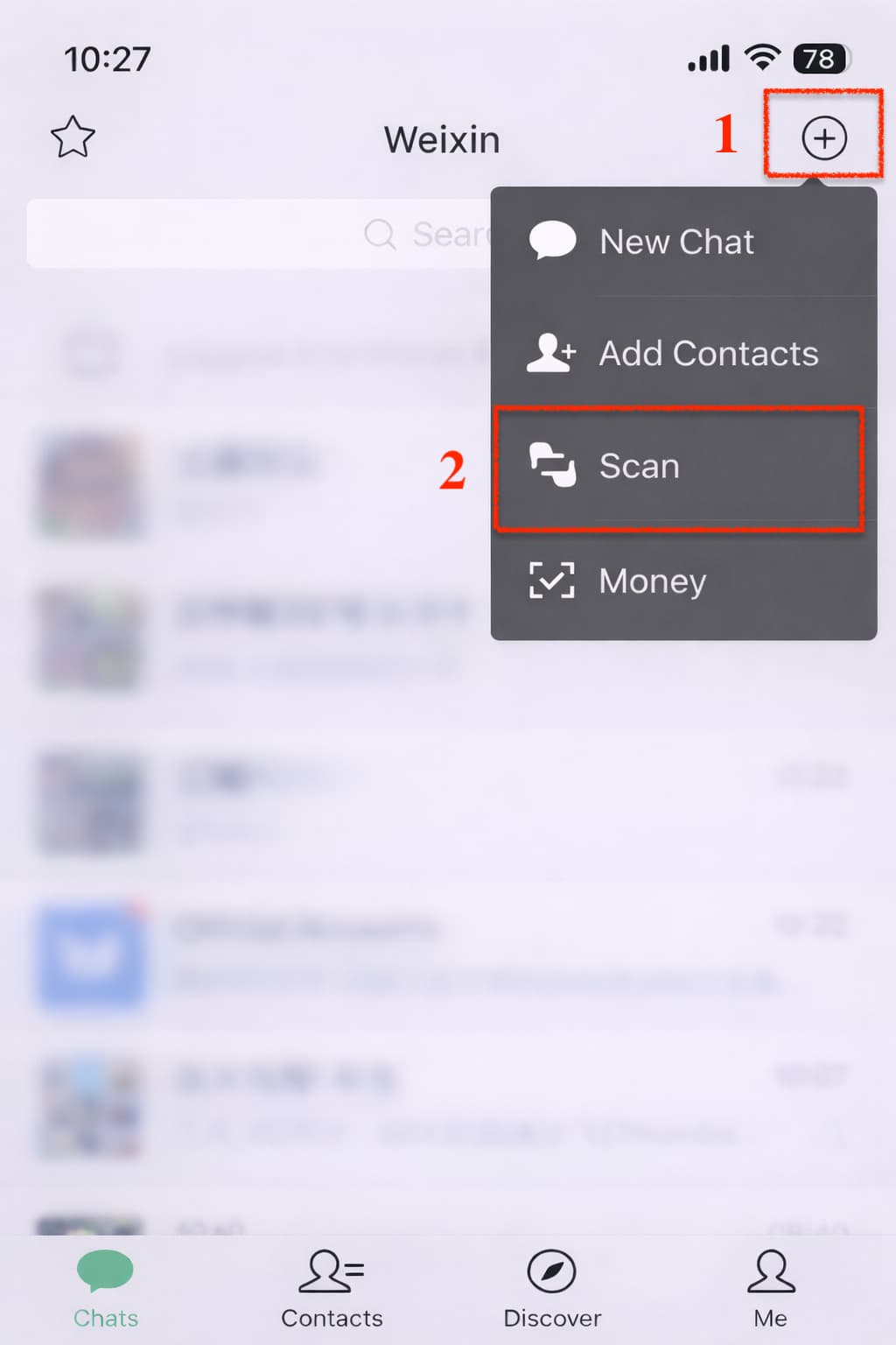 Show payment code in WeChat Pay